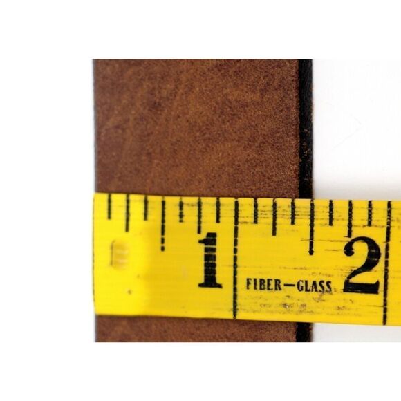 DOCKERS BROWN GENUINE LEATHER 1 3/8"Wd DRESS CASUAL MEN'S BELT Size 38/95 (A32 - Picture 9 of 13